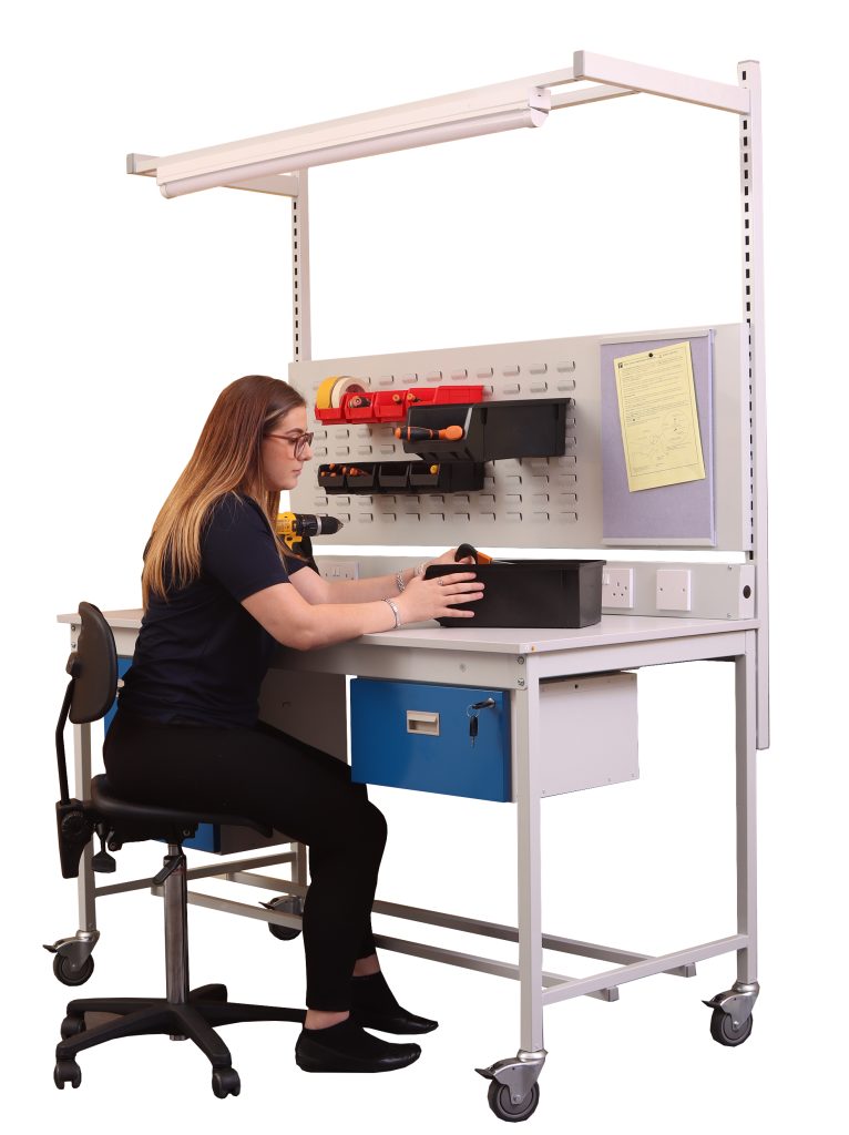 mobile square tube workbenches insitu