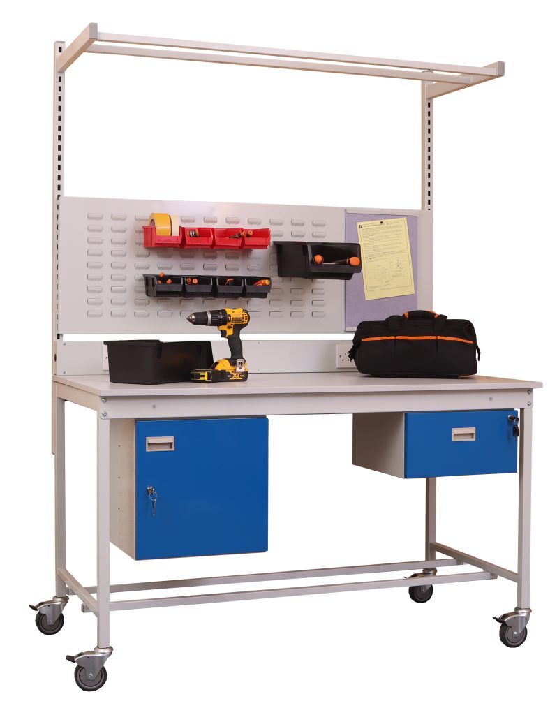 mobile square tube workbench