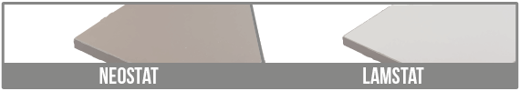 Neostat or Lamstat Worktops Available.