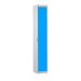 Padlock Locker - Light Blue Doors - H.1800 W.450 D.450 - 1 Compartment