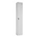 Office Locker - H.1800 W.300 D.300mm - 1 Compartment - White Carcass & Doors - Cam Locks
