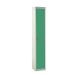 Steel Splash Locker - 1 Compartment - Green Doors - H.1800 W.300 D.300