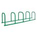 Sheffield Rack - Junior Size - 5 Loops  - Galvanised & Powder Coated - Green