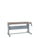 Premium Height Adjustable Workbench W.1800 D.600 - Solid Beech Worktop