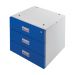 Triple Drawer 435x420x420 - Blue
