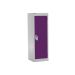 Spectrum School Locker - 1 Compartment - Berry Burst Doors - H.955 W.300 D.300