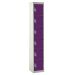 Spectrum Locker - 6 Compartment - Berry Burst Doors - H.1800 W.300 D.300