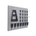 Peg Back Panel  - To Suit 1500mm Binary Bench - Silver