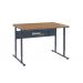 Binary Manual Height Workbench - H.730-960 W.1205 D.755 - Beech Worktop