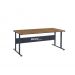 Binary Manual Height Workbench - H.730-960 W.1805 D.755 - Beech Worktop