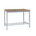 Square Tube Workbench - H.840 W.1200 D.750 - Beech Worktop