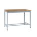 Square Tube Workbench - H.840 W.900 D.600 - Beech Worktop