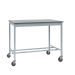 Mobile Square Tube Workbench - H.840 W.900 D.600mm - Laminate Worktop