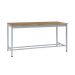 Square Tube Workbench - H.840 W.1800 D.750 - Beech Worktop