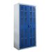 Perforated Cupboard - 3 Shelves - Dark Blue Doors - H.1800 W.900 D.610