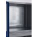 Full Height Back Panel - Perforated Panel - Galvanised 