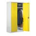 Clothing Cupboard - 1 Shelf - Yellow Doors - H.1800 W.900 D.460