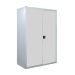 Workplace Cupboard - Light Grey Doors - 3 Shelves - H.1800 W.1200 D.460
