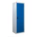 Workplace Cupboard - Dark Blue Doors - 3 Shelves - H.1800 W.600 D.460