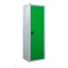 Workplace Cupboard - Green Doors - 3 Shelves - H.1800 W.600 D.460