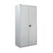 Workplace Cupboard - Light Grey Doors - 3 Shelves - H.1800 W.900 D.460