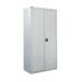 Workplace Cupboard - Light Grey Doors - 3 Shelves - H.1800 W.900 D.610