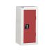 Workplace Cupboard - Red Doors - 1 Shelf - H.900 W.460 D.460