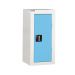 Workplace Cupboard - Light Blue Doors - 1 Shelf - H.900 W.460 D.460