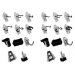 Clip Mix Kits (Pack of 53 Mixed Tool Holder Items) 