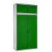 Modular Cupboard - 3 Shelves - H.2300 W.1200 D.610 - Green Doors