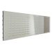 Back Panel - Louvred / Perforated / Pinboard - 1800mm Light Grey