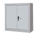 Security Cupboard - Light Grey Doors - 2 Shelves - H.1200 W.1200 D.460