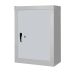Security Cupboard - Light Grey Doors - 2 Shelves - H.1200 W.900 D.460