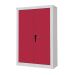 Security Cupboard - Red Doors - 3 Shelves - H.1800 W.1200 D.460