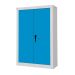 Security Cupboard - Light Blue Doors - 3 Shelves - H.1800 W.1200 D.460