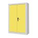Security Cupboard - Yellow Doors - 3 Shelves - H.1800 W.1200 D.460