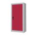 Security Cupboard - Red Doors - 3 Shelves - H.1800 W.900 D.460