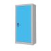 Security Cupboard - Light Blue Doors - 3 Shelves - H.1800 W.900 D.460