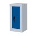 Security Cupboard - Dark Blue Doors - 1 Shelves - H.900 W.460 D.460