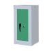 Security Cupboard - Green Doors - 1 Shelves - H.900 W.460 D.460