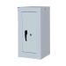 Security Cupboard - Light Grey Doors - 1 Shelves - H.900 W.460 D.460