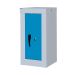 Security Cupboard - Light Blue Doors - 1 Shelves - H.900 W.460 D.460