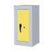Security Cupboard - Yellow Doors - 1 Shelves - H.900 W.460 D.460