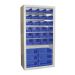 Storage Container Cupboard - H.1800 W.900 D.460 (Option 1C 24x size 4, 6x size 6, 6 shelves)