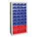 Storage Container Cupboard - H.1800 W.900 D.460 (Option 1B 28x size 4, 4x size 6, 8 shelves)