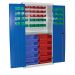 Storage Container Cupboard - H.1800 W.900 D.460 (Option 2D 10x size 6, 41x size 2, 1 shelf)