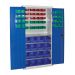 Storage Container Cupboard - H.1800 W.900 D.460 (Option 2C 16x size4, 41x size 2, 4 shelves)