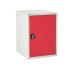 Euroslide Cupboard - 1x750mm - H.825 W.600 D.650 - Red