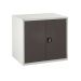 Euroslide Cupboard  - 1x750mm - H.825 W.900 D.650 - Dark Grey