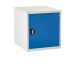 Euroslide Superbench Cabinets - Single Cupboard - 1x550mm - H.620 W.600 D.650 - Blue